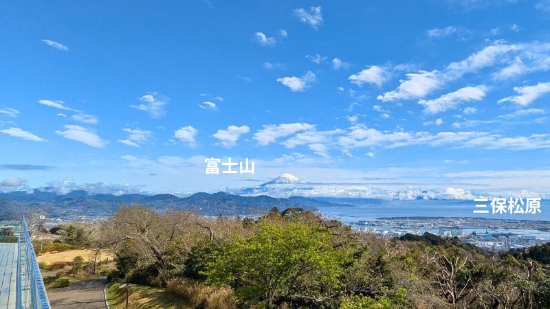三保松原と富士山