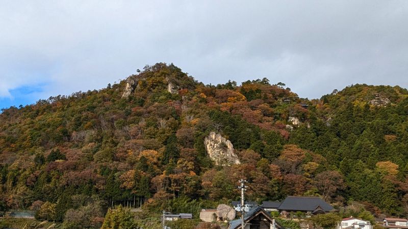 山寺駅ホームから