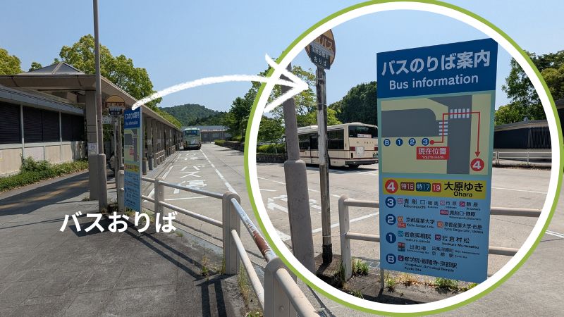 国際会館駅前バスおりば