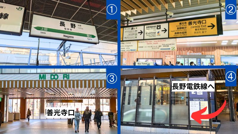 北陸新幹線長野駅