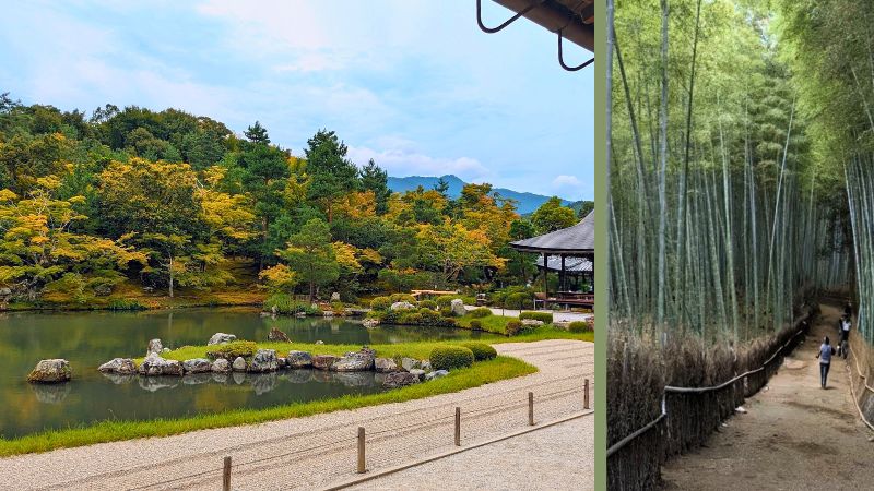 京都観光 嵐山 竹林の小径 渡月橋 エリア散策