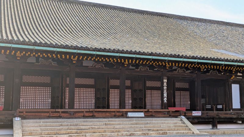 京都観光 三十三間堂 千体千手観音像 本堂内部