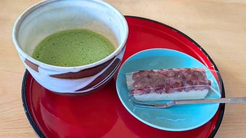 五建外郎屋 抹茶セット