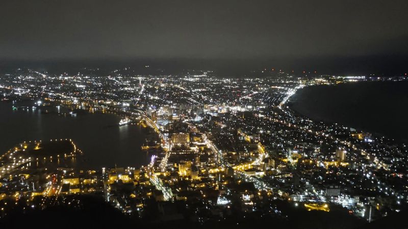 函館山屋上展望台からの夜景