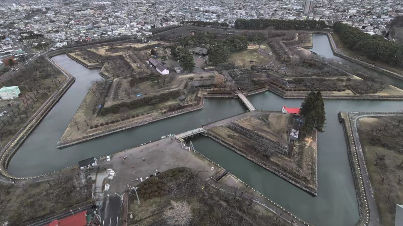 タワーから見る五稜郭
