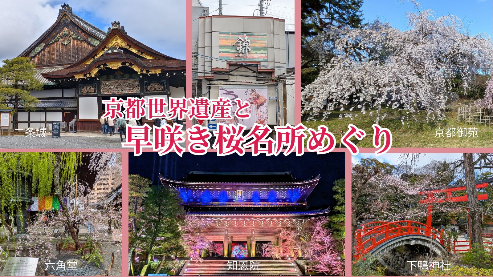 春の京都1泊2日の旅｜1日目早咲きの桜めぐり