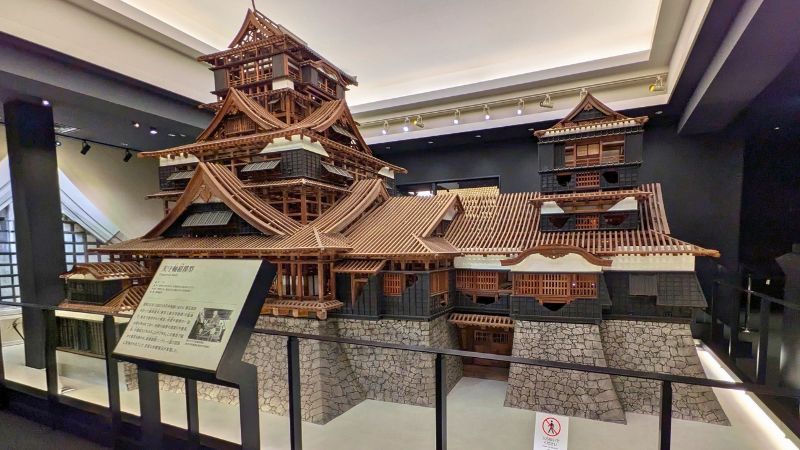 天守軸組模型