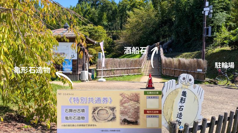 亀形石造物 受付